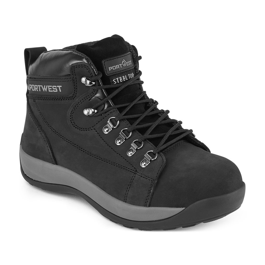 Mi-brodequin Steelite Nubuck SB HRO NOIR/MIEL